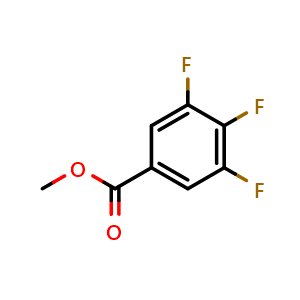 Chemical structure of methyl 3,4,5-trifluorobenzoate , CAS 773873-72-6, AChemBlock S71070