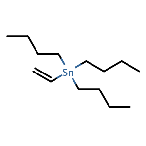 Chemical structure of tributyl(vinyl)stannane , CAS 7486-35-3, AChemBlock S71094