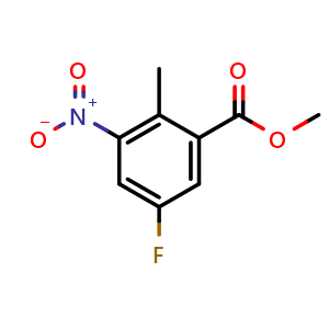 methyl 5-fluoro-2-methyl-3-nitrobenzoate