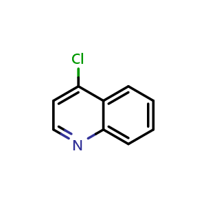 Chemical structure of 4-chloroquinoline , CAS 611-35-8, AChemBlock S71190