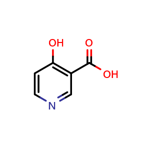 Chemical structure of 4-hydroxypyridine-3-carboxylic acid , CAS 609-70-1, AChemBlock S71192