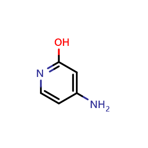 Chemical structure of 4-aminopyridin-2-ol , CAS 59315-45-6, AChemBlock S71205