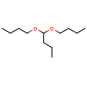 Chemical structure of 1,1-dibutoxybutane , CAS 5921-80-2, AChemBlock S71208