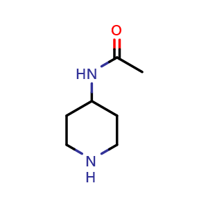 Chemical structure of N-(piperidin-4-yl)acetamide , CAS 5810-56-0, AChemBlock S71215