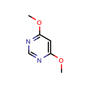 Chemical structure of 4,6-dimethoxypyrimidine , CAS 5270-94-0, AChemBlock S71266