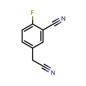 5-(cyanomethyl)-2-fluorobenzonitrile