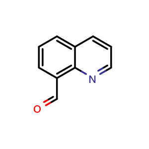Chemical structure of quinoline-8-carbaldehyde , CAS 38707-70-9, AChemBlock S71376