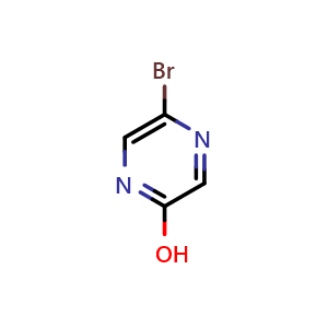 Chemical structure of 5-bromopyrazin-2-ol , CAS 374063-92-0, AChemBlock S71388