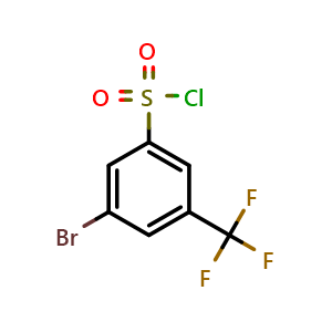 3-bromo-5-(trifluoromethyl)benzene-1-sulfonyl chloride