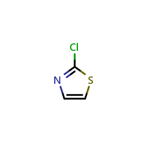 Chemical structure of 2-chlorothiazole , CAS 3034-52-4, AChemBlock S71457