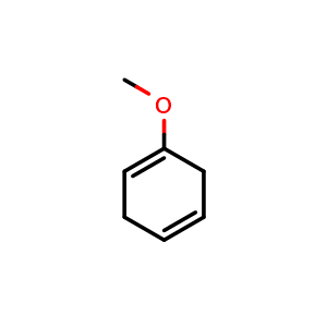 Chemical structure of 1-methoxycyclohexa-1,4-diene , CAS 2886-59-1, AChemBlock S71469
