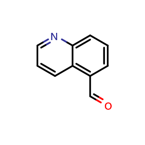 Chemical structure of quinoline-5-carbaldehyde , CAS 22934-41-4, AChemBlock S71515