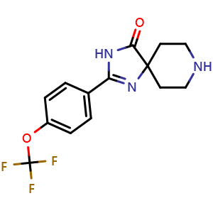 2-(4-(trifluoromethoxy)phenyl)-1,3,8-triazaspiro[4.5]dec-1-en-4-one