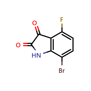 7-bromo-4-fluoroindoline-2,3-dione