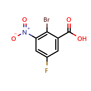 2-bromo-5-fluoro-3-nitrobenzoic acid