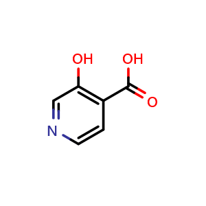 Chemical structure of 3-hydroxypyridine-4-carboxylic acid , CAS 10128-71-9, AChemBlock S71867