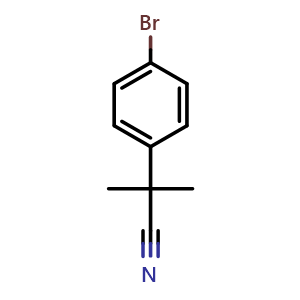 2-(4-bromophenyl)-2-methylpropanenitrile