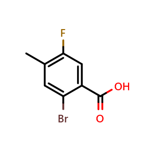 2-bromo-5-fluoro-4-methylbenzoic acid