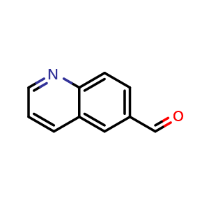Chemical structure of quinoline-6-carbaldehyde , CAS 4113-04-6, AChemBlock S71887