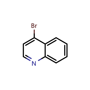 Chemical structure of 4-bromoquinoline , CAS 3964-04-3, AChemBlock S71889