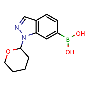 1-(tetrahydro-2H-pyran-2-yl)-1H-indazol-6-yl-6-boronic acid