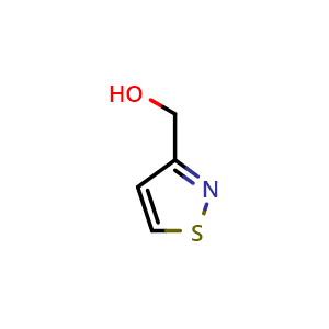 Chemical structure of isothiazol-3-ylmethanol , CAS 89033-17-0, AChemBlock S71970