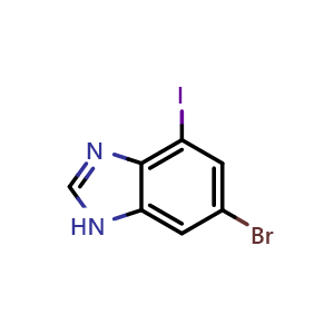 6-Bromo-4-iodo-1H-benzimidazole