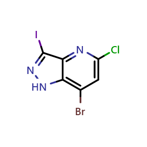7-bromo-5-chloro-3-iodo-1H-pyrazolo[4,3-b]pyridine