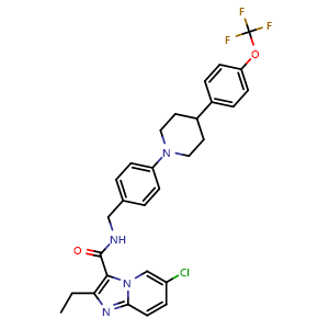 Chemical structure of Q 203 , CAS 1334719-95-7, AChemBlock S72380