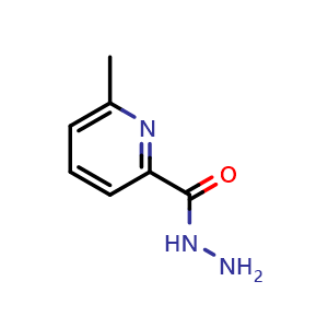 Chemical structure of 6-methylpyridine-2-carbohydrazide , CAS 98547-86-5, AChemBlock S72497