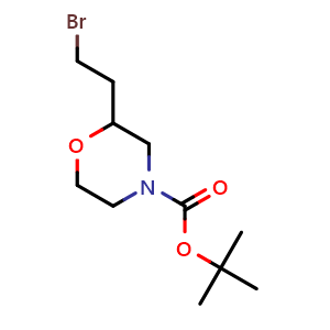 tert-butyl 2-(2-bromoethyl)morpholine-4-carboxylate