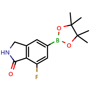 7-fluoro-5-(4,4,5,5-tetramethyl-1,3,2-dioxaborolan-2-yl)isoindolin-1-one