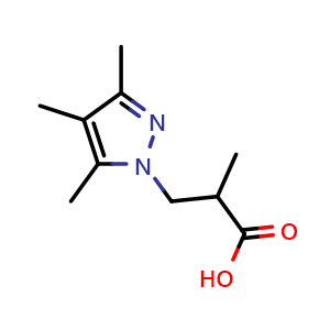 2-methyl-3-(3,4,5-trimethyl-1H-pyrazol-1-yl)propanoic acid