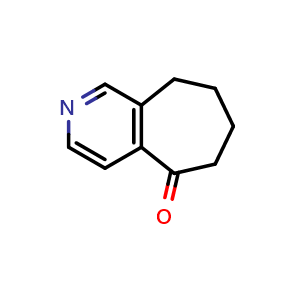 Chemical structure of 6,7,8,9-tetrahydrocyclohepta[c]pyridin-5-one , CAS 95207-84-4, AChemBlock S72652