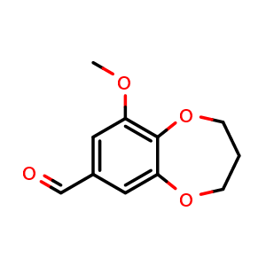 9-methoxy-3,4-dihydro-2H-1,5-benzodioxepine-7-carbaldehyde