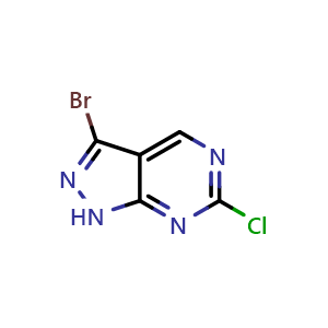 3-bromo-6-chloro-1H-pyrazolo[3,4-d]pyrimidine