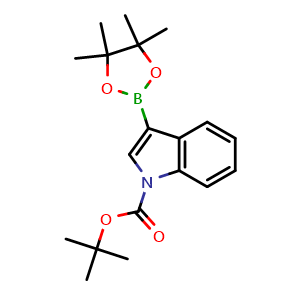 tert-butyl 3-(4,4,5,5-tetramethyl-1,3,2-dioxaborolan-2-yl)-1H-indole-1-carboxylate