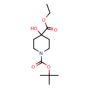 1-tert-butyl 4-ethyl 4-hydroxypiperidine-1,4-dicarboxylate