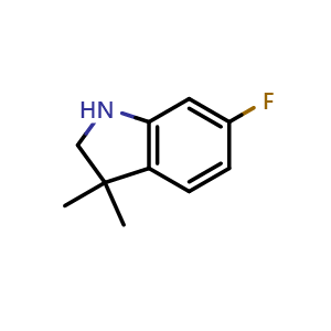 6-fluoro-3,3-dimethylindoline