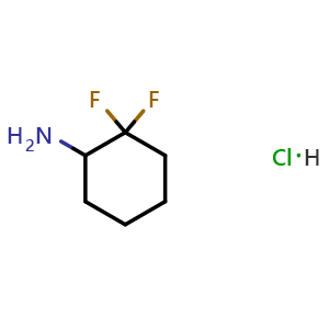 2,2-difluorocyclohexan-1-amine hydrochloride