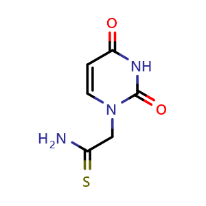 2-(2,4-dioxo-1,2,3,4-tetrahydropyrimidin-1-yl)ethanethioamide