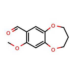 8-methoxy-3,4-dihydro-2H-1,5-benzodioxepine-7-carbaldehyde