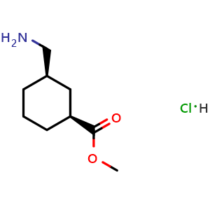 methyl (1S,3R)-rel-3-(aminomethyl)cyclohexanecarboxylate hydrochloride