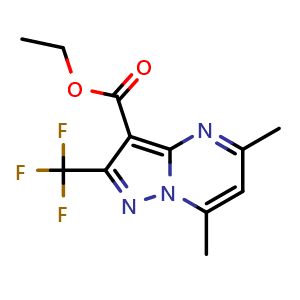 ethyl 5,7-dimethyl-2-(trifluoromethyl)pyrazolo[1,5-a]pyrimidine-3-carboxylate