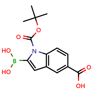 2-borono-1H-Indole-1,5-dicarboxylic acid-1-(1,1-dimethylethyl) ester