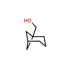 Chemical structure of norpinan-1-ylmethanol , CAS 90370-67-5, AChemBlock S73206