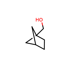 Chemical structure of 1-bicyclo[2.1.1]hexanylmethanol , CAS 90049-44-8, AChemBlock S73232