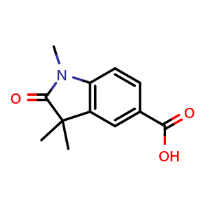 1,3,3-trimethyl-2-oxo-2,3-dihydro-1H-indole-5-carboxylic acid