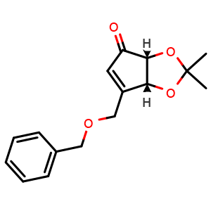 (3aR,6aR)-6-[(benzyloxy)methyl]-2,2-dimethyl-2H,3aH,4H,6aH-cyclopenta[d][1,3]dioxol-4-one