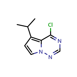 4-chloro-5-(propan-2-yl)pyrrolo[2,1-f][1,2,4]triazine